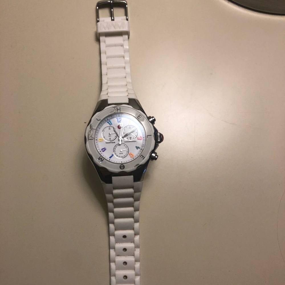 Michele White Jelly MultiColor watch